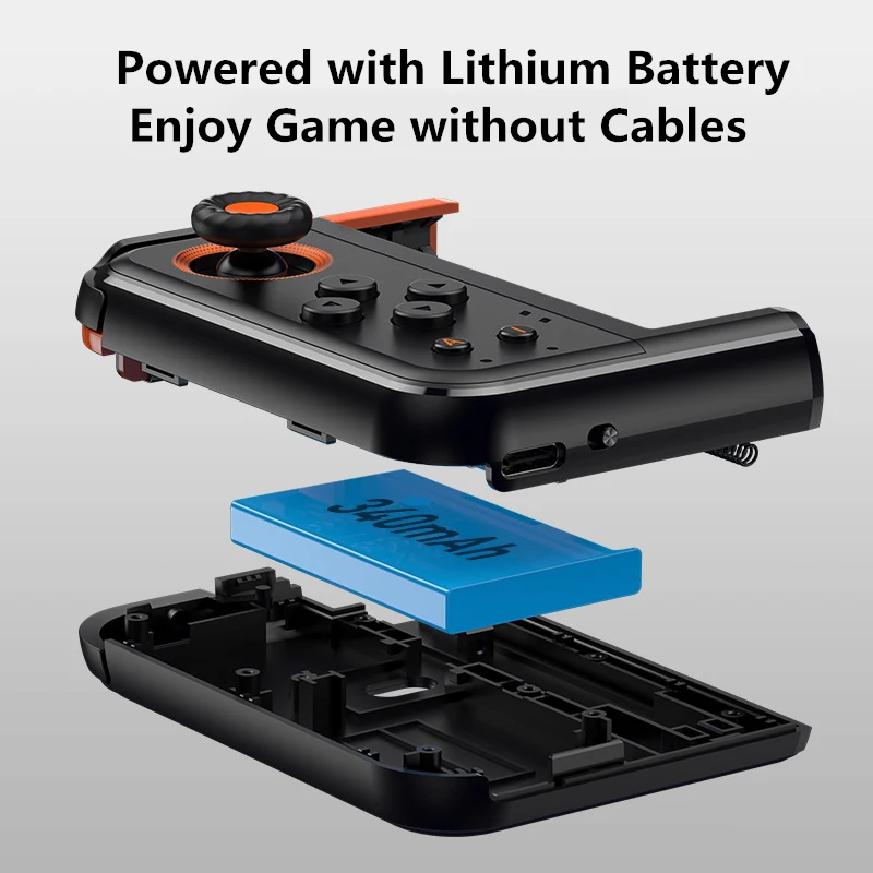  Baseus Gamepad Pubg for Mobile Phone Wireless Bluetooth Game Controlloer Trigger Programmable Keys 