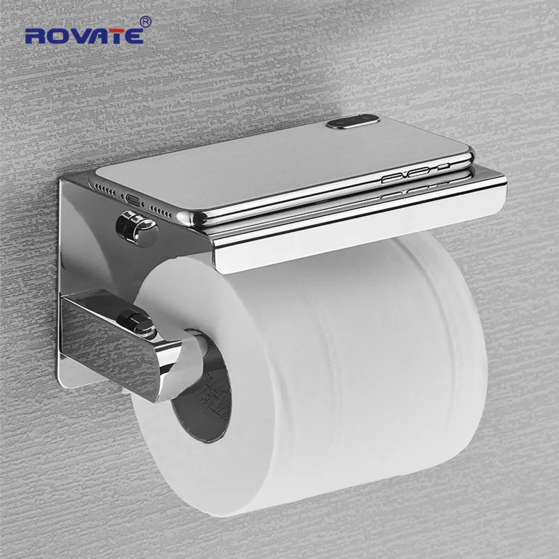 Держатель туалетной бумаги ROVATE 304 из нержавеющей стали держатель рулона с