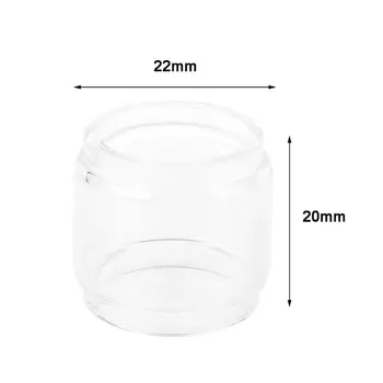

Transparent Clear Pyrex Glass Tube Fatboy Glass Tank for Aspire POCKEX RTA Tank
