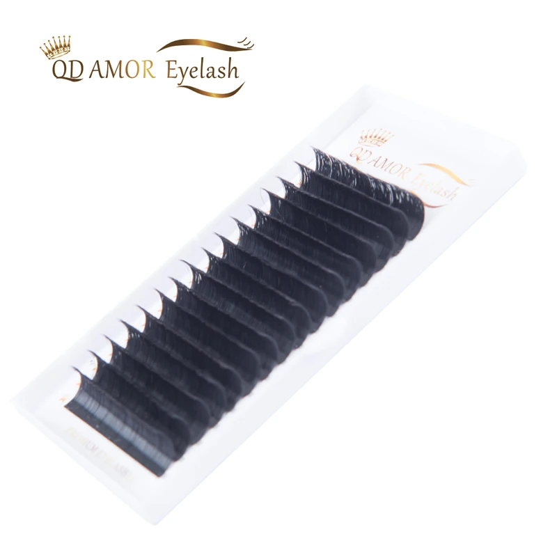 

QD AMOR 16lines Blooming Lashes Fans Easy Eyelash Extensions russian Mink Volume Extensions Cils Easy Fans lashes
