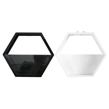 

2 Pcs Brief Handmade Acrylic Chlorophytum Flower Pot Hanging Wall Scindapsus Hydroponics Plant Vase Home Living Room Modern Deco