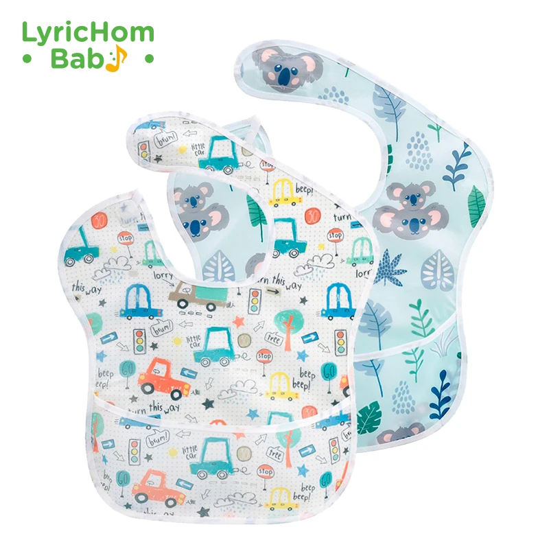 

LyricHom Baby Colourful Baby Bibs Cartoon Bandana Newborn Feeding Baby Bibs Waterproof Infant Saliva Towel Harmless bib for baby
