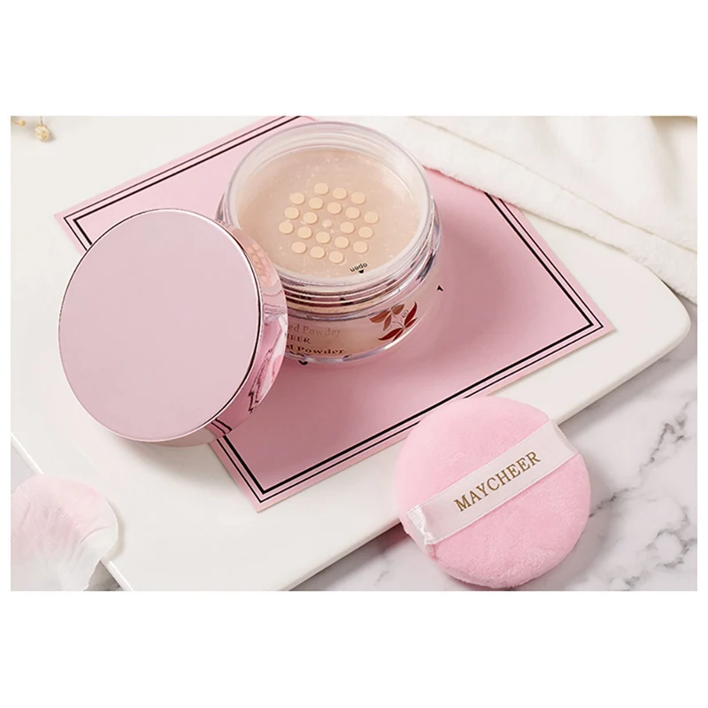 Matte Loose Powder Oil-control Cover Defects Brighten Skin Tone Long-lasting Makeup Setting Powder Face Maquiagem