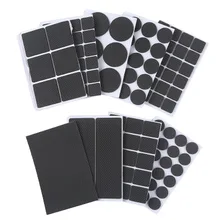 30 шт напольные протекторы коврик Нескользящая самоклеящаяся мебель резиновый стол стул ножки колодки, Круглый квадратный диван стул ноги липкий коврик