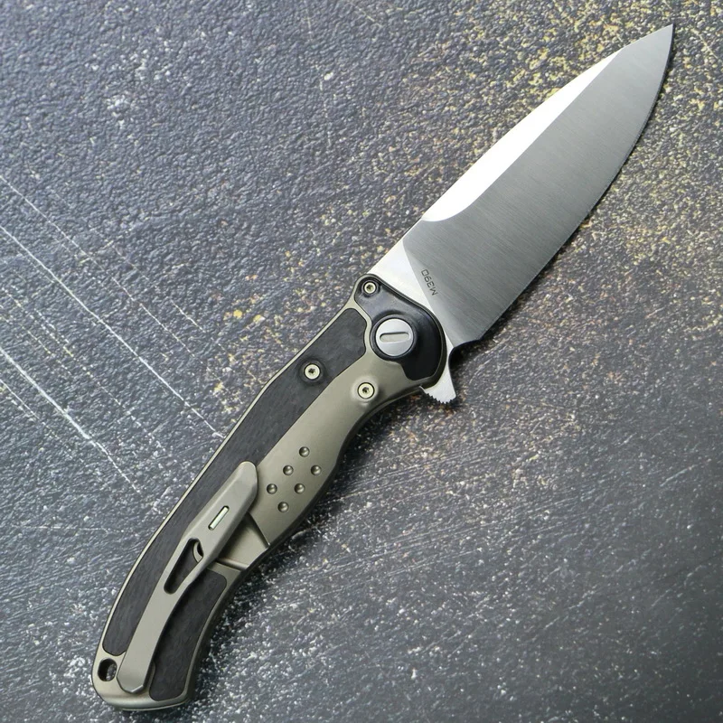 VENOM BONE DOCTOR откидной складной нож M390 bladeTitanium рычаг CF Открытый Кемпинг Охота выживания карманный фрукты Ножи EDC инструменты