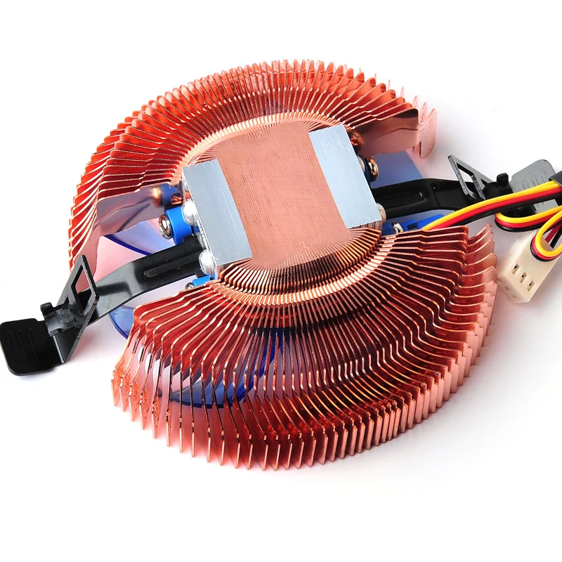 Pccooler Чистый медный кулер для процессора ультра тонкий 33 мм HTPC 1U мини Чехол все в