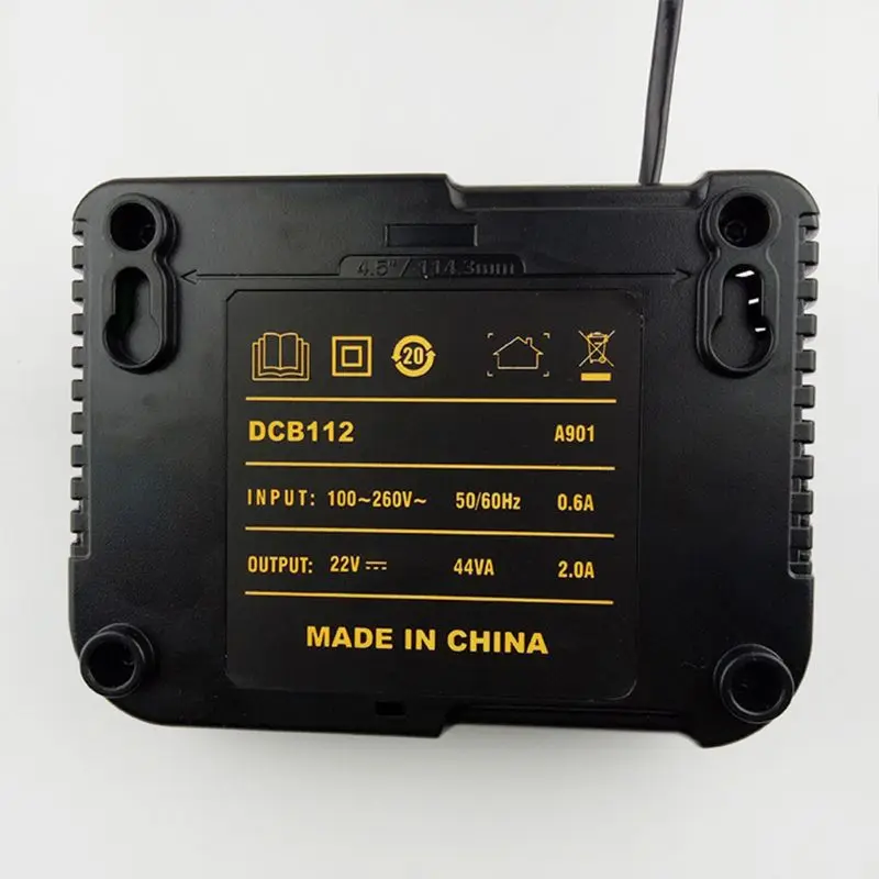 DCB112 Зарядное устройство для альтернативного крепления Dewalt натуральная 12V 20V Макс литий-ионный XR Батарея