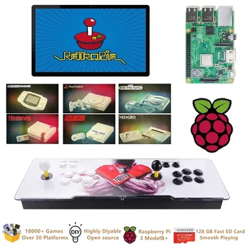 

Raspberry Pi 3 Model B+(B Plus) Arcade Video Game Console Retropie Arcade Cabinet DIY 18000+ Retro Arcade Games Multi Platforms