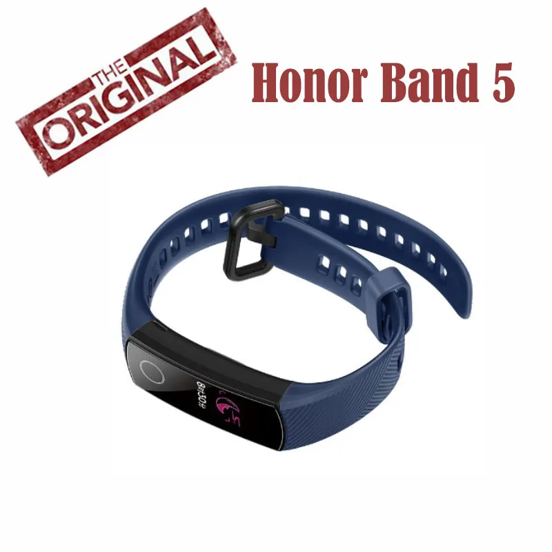 Huawei Honor band 5 smart band AMOLED кровяный кислород пульсометр фитнес сон Плавание Спорт Трекер Смарт часы