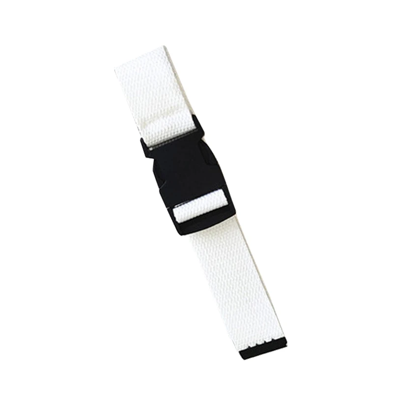 Vintage Plastic Buckle Solid Color Long Waistbands Adults Adjustable Canvas Long Belt Unisex Korean Style Black Red White Belts snap belt