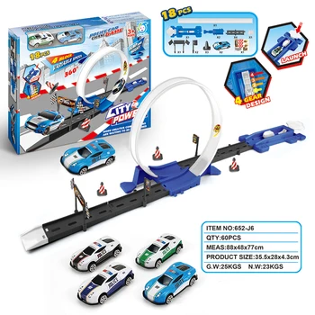 

Magical Race Track DIY Universal Accessories Ramp Turn Road Bridge Crossroads Rail Car Model Educational Toy Kids Birthday Gift