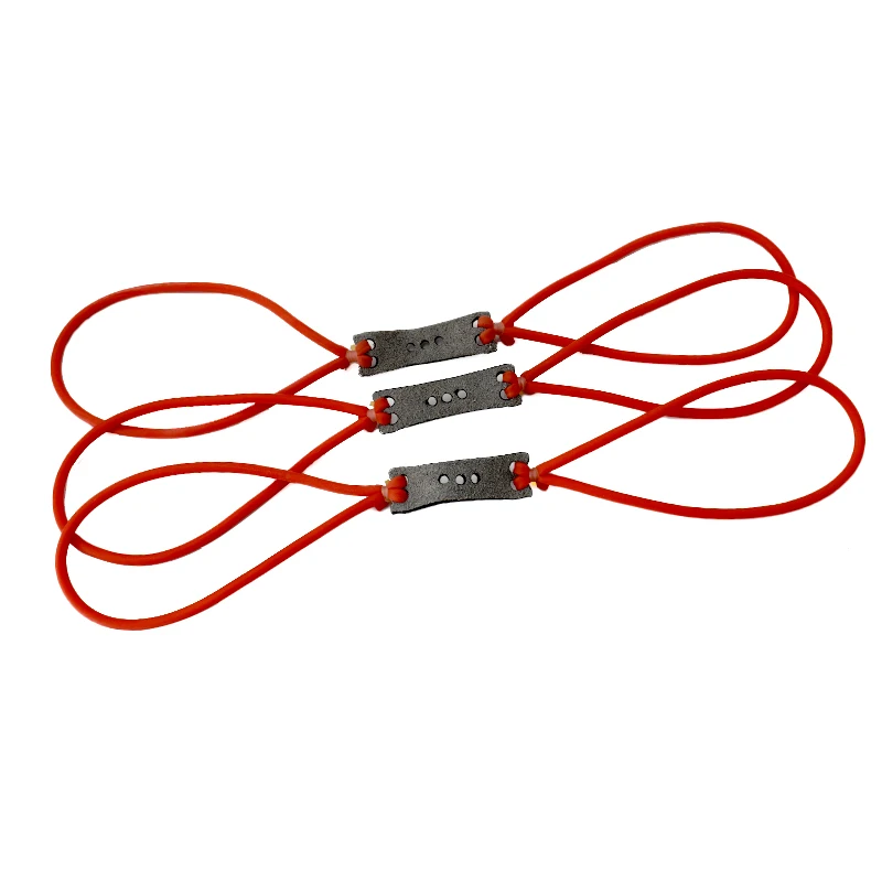 6 Bande Elastiche Per Fionda In Lattice - Ricambi Antiscivolo Per Caccia E Tiro - Foto 3