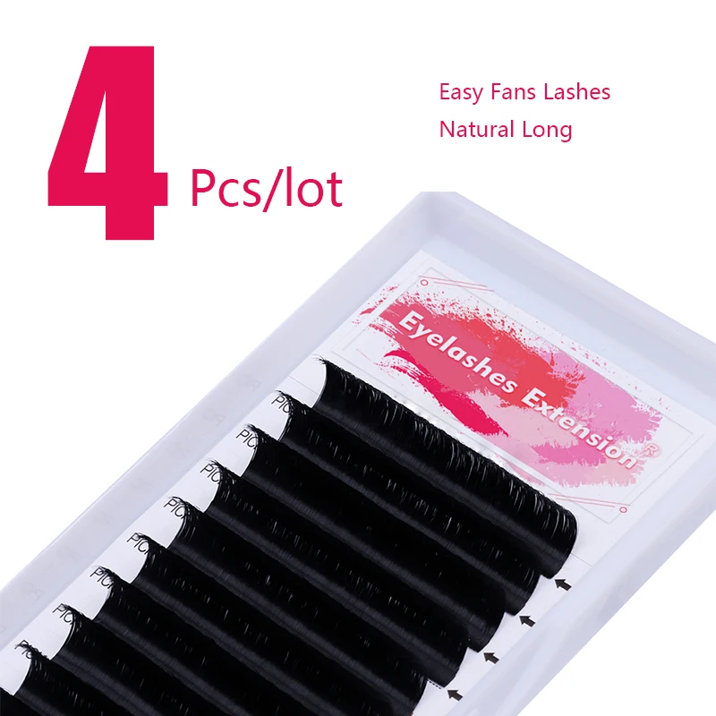 

4 Cases Easy Fanning Eyelash Extension Blooming Eyelashes Self-making Fans Bloom Eyelash Extension Automatic Flowering Lash