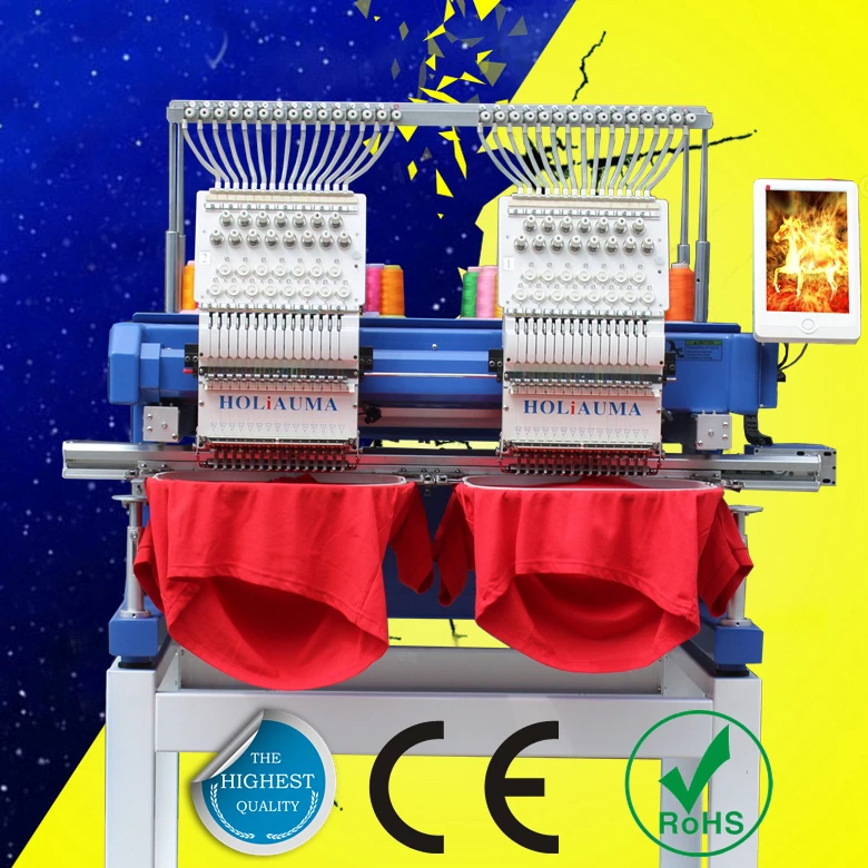 Holiauma 15 Needles Two Heads Portable Computerized Embroidery Similar Tajim A Machine