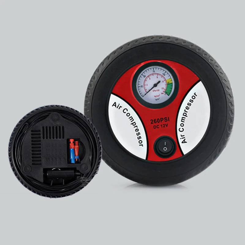 Мини Портативный воздушный насос 12v 156W мульти-Функция W/Мощность шнур для автомобиля мотоцикла