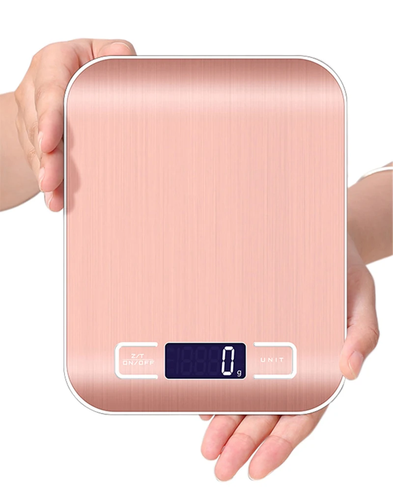 Professional Household Digital Kitchen Scale font b Electronic b font Food Scales Stainless Steel Weight Balance
