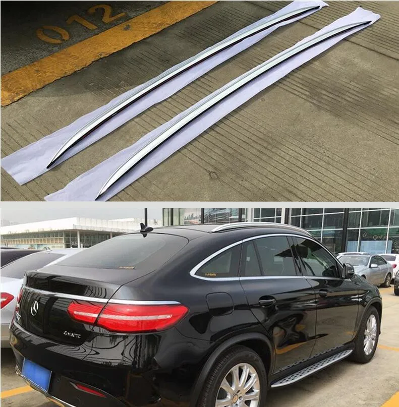 Roof Racks Fit For Mercedes Benz Gle Coupe C292 Glc Coupe C253 Top Roof Rack Rail Luggage Aluminum Alloy Roof Racks Boxes Aliexpress