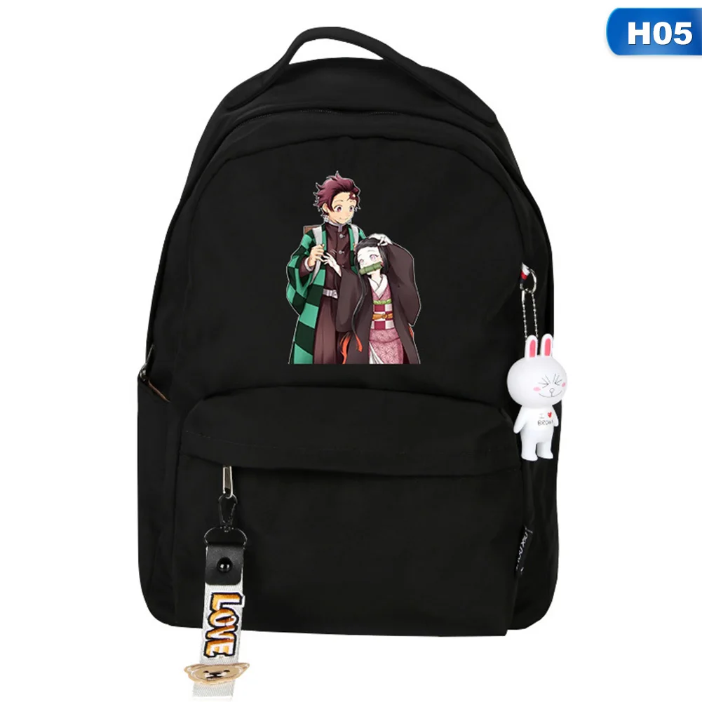 SB0549H05 Аниме принт рюкзаки демон убийца Kimetsu no Yaiba рюкзак сумки школьный рюкзак плечи посылка Студенческая сумка - Цвет: SB0549H05