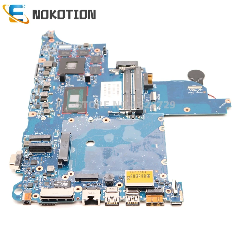 NOKOTION 840712-601 840712-001 аккумулятор большой емкости для hp ProBook 650 G2 Материнская плата ноутбука SR2F0 I5-6300U Процессор CIRCUS-6050A2723701-MB-A02