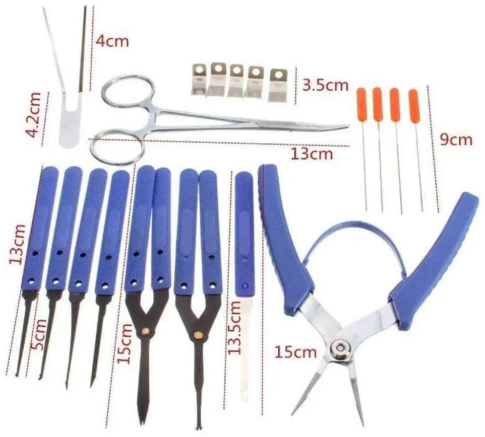 Free Shipping Broken Keys Extractor Pick Tools with 2PCS Transparent Practice Locks,Locksmith Tools LockPick Set