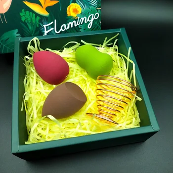 

3pcs/set Powder Puff Dry and Wet Non-latex Soaking Water Becomes Makeup Cosmestic Foundation Sponge Beauty Powder Puff