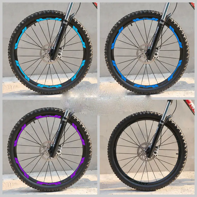 For AR Antic Bicycle MTB Wheel Rim Decal Sticker Set 