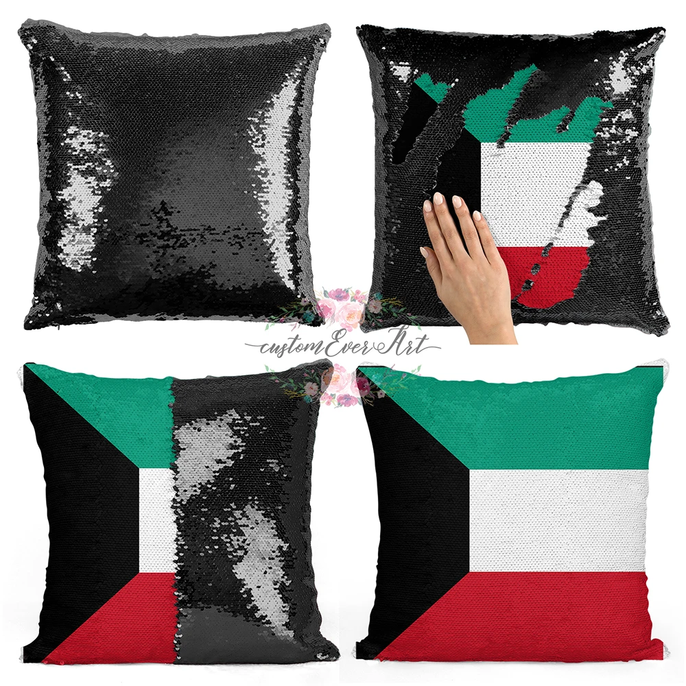 

Kuwait Personalized custom picture pillow coverï¼Œhome pillow reversible mermaid sequin pillow case cover