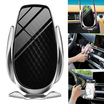 

Mobile Phone Bracket Holder Charging Wireless Charger Portable 360 Degree Rotating for Car GDeals