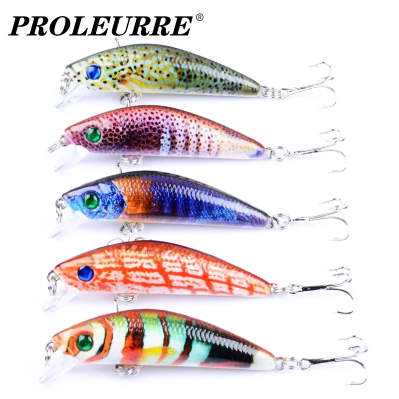 

1pcs Floating Minnow Fishing Lures 7cm 8g Artificial Hard Bait Wobblers Jig Crankbait Swimbait Carp Striped Bass Pesca Tackle