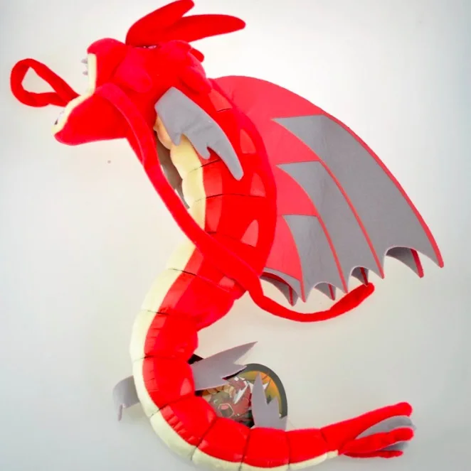 60 см карманные животные красные синие Gyarados Мягкие плюшевые куклы Magikarp Evolution Gyarados кукла игрушка Дети Рождественский подарок SA3227