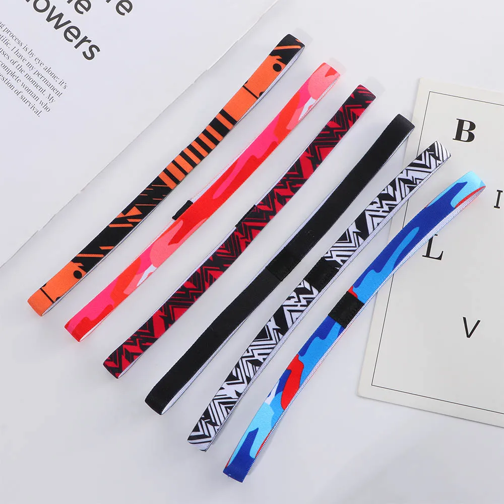 Yoga Running Fitness Headband Sport Hair Band Yoga Football Anti-slip Elastic Sweatband 1pcs Gym Sport Headband Accessories sports headbands