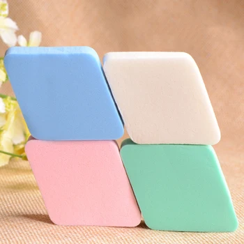 

Four-color Makeup Puff Diamond Shape Sponge Soft Powder Professional Dry And Wet Dual-use Smooth Beauty Egg