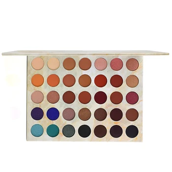 

35 colors marbled cardboard eyeshadow palette eyeshadow private brand custom LOGO