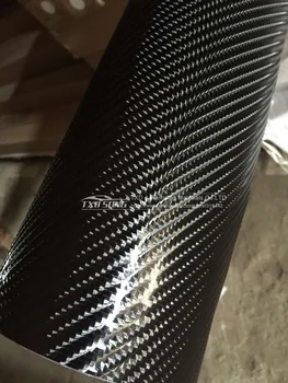 

Good quality 6D Carbon fiber film super big texture 6D carbon wrap sticker with air free bubbles