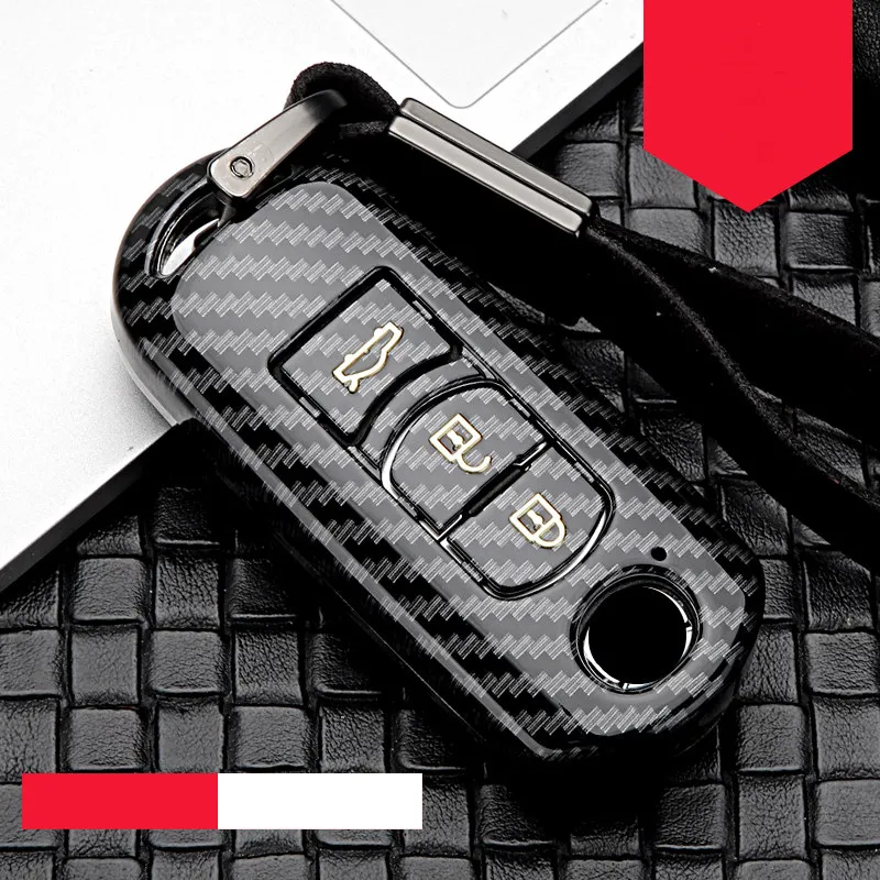 B-black silver АБС-пластик, Автомобильный ключ чехол для Mazda 2 mazda 3 mazda 5 mazda 6 CX-3 CX-4 CX-5 CX-7 CX-9 Atenza Axela MX5 CX-5/CX5 автомобильный брелок для ключей - Название цвета: B-black silver