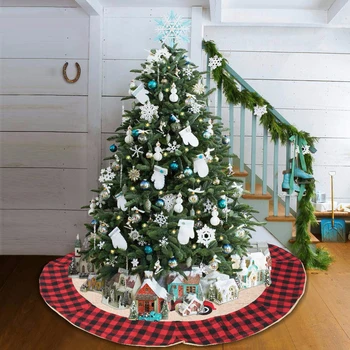 

2021 Newest Christmas Table runner Tree skirt sock Santa Claus Xmas Decorations for Home Natal Dinner Decor New Year Gift