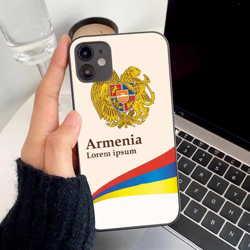 Armenia Armenians Flag Phone Case for iphone 13 8 7 6S Plus X 5S SE 2020 XR 11 12 mini pro XS MAX cool iphone 12 mini cases