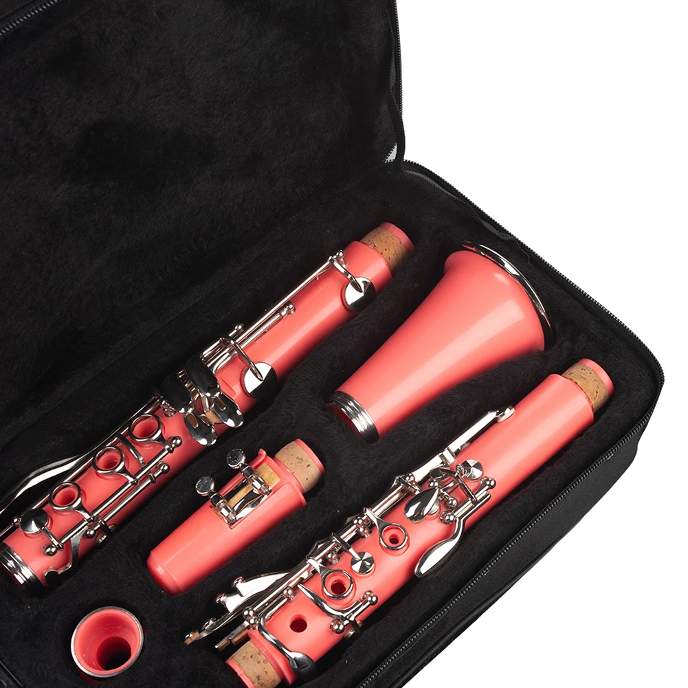 Professional 17 Key B Flat Clarinet Musical Instrument for Beginner Learner