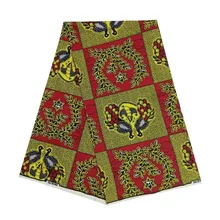 Голландская Анкара африканская 6 ярдов восковая ткань с принтом полиэстер африканская восковая ткань для платья вечерние ткани для шитья материалов