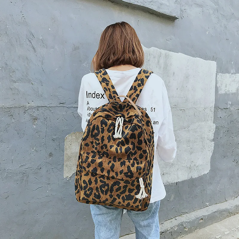 Женские рюкзаки школьный ноутбук винтажный Леопардовый походный рюкзак, Женский школьный рюкзак женские школьные сумки для девочек-подростков