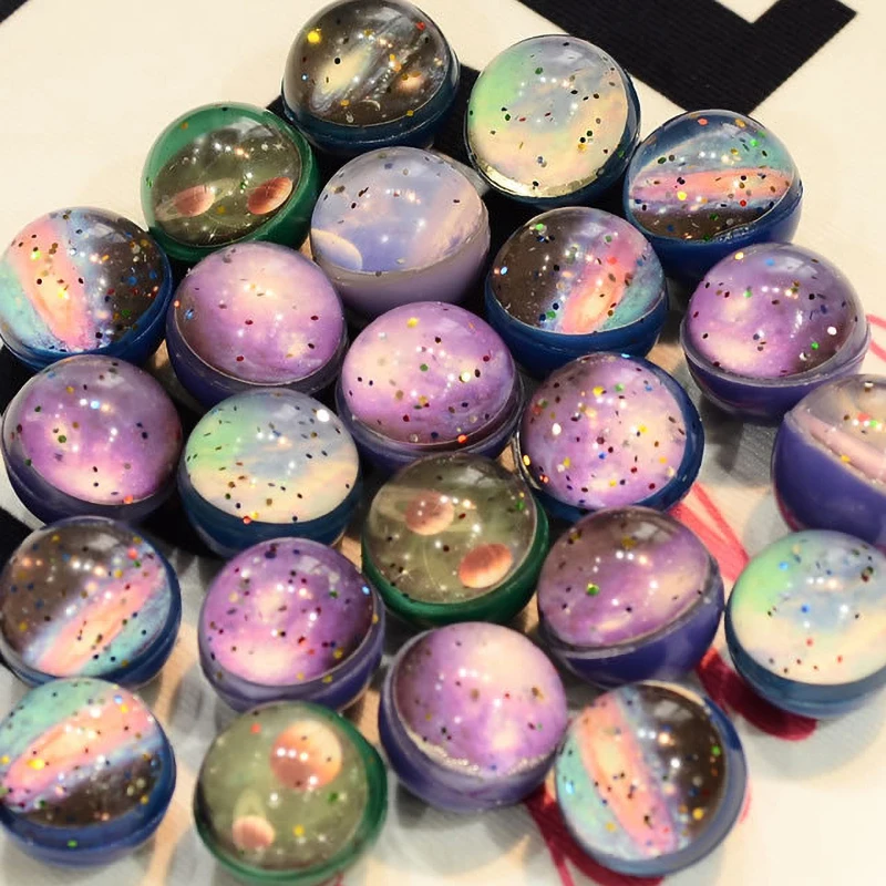 

32mm Solid bouncy ball toy ball star series jumping ball teaching supplies boy and girl toys children outdoor toy gift