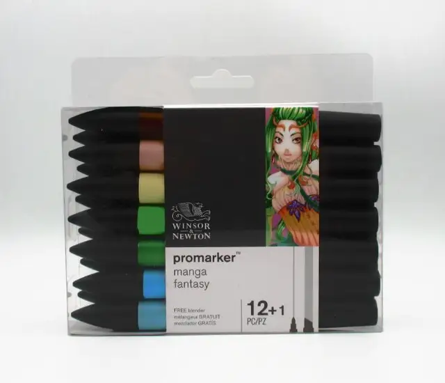 Winsor Newton Promarker Set Twin Tip Alcohol Based Marker Pens 6 Colors 12 Colors Design Professional Marker For Artists Blender Pen Blender Markermarker Blender Aliexpress