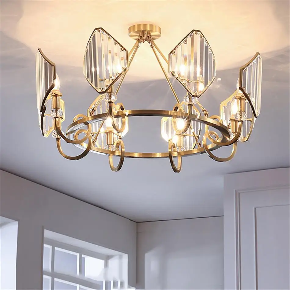 

Nordic Chandelier LED Study Living Room Hotel Lobby Chandelier Lighting Lustres De Cristal Dining Room Decor Chandeliers Ceiling