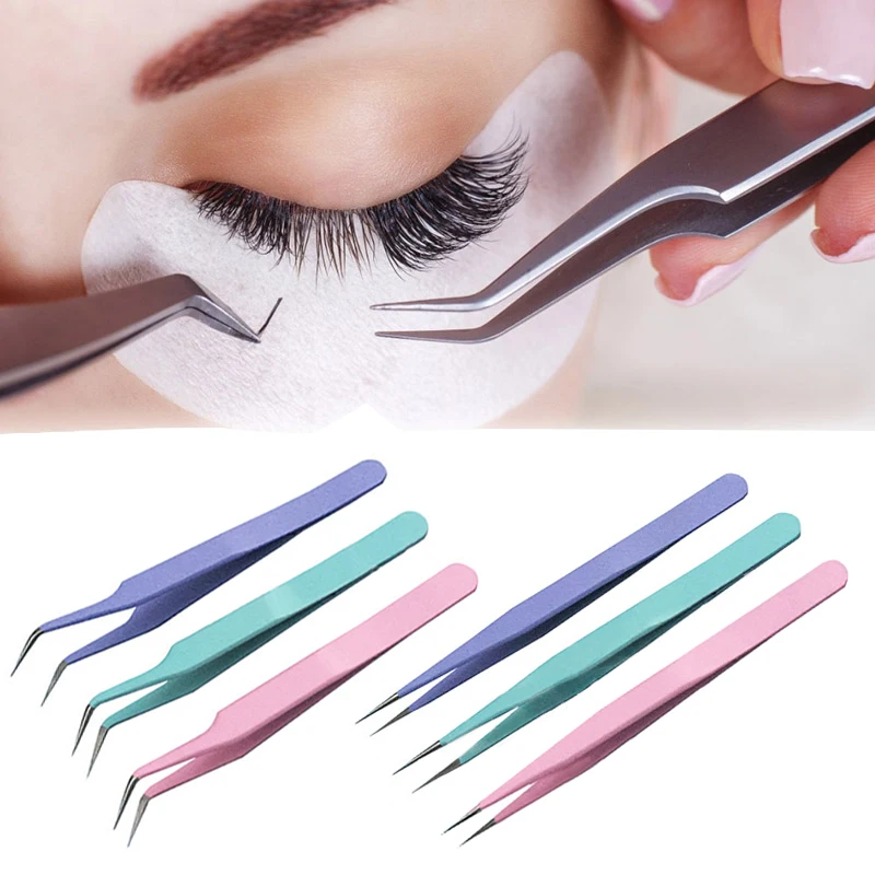

2Pcs Precision Tweezers Kit Anti Static Pickup Craft Electronics DIY Repair Tools