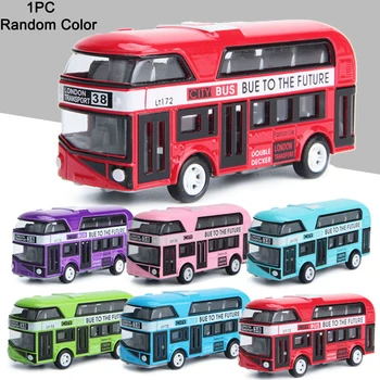 

Car Toy for Boys 1:43 Simulation Alloy Car Model Pull Back Alloy Children Car London Bus Toys for Kids Child