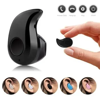 

Mini Wireless Bluetooth Earphone in Ear Sport with Mic Handsfree Headset Earbuds For Laptop PC Phone Single Ear