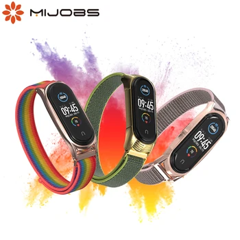 

Mi Band 5 4 Strap Nylon Correa Mi Bend 5 Opaska Do Mi Band 3 Pulseira Xiomi Miband 3 Bracelet For Xiaomi Wristband Replacement
