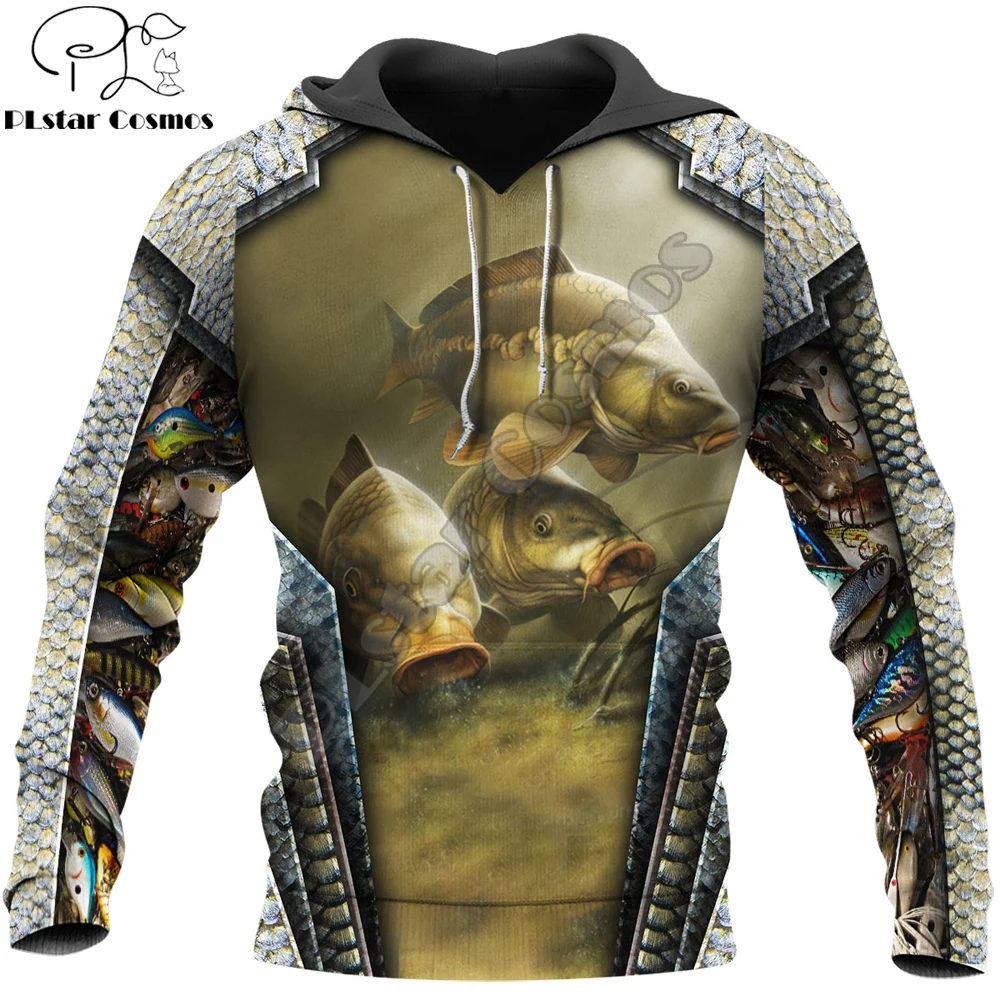 

3D Printed Fishing Baits Animal Hoodie Harajuku Sweatshirt Streetwear autumn hoodies Unisex Casual jacket Tracksuits KJ0107
