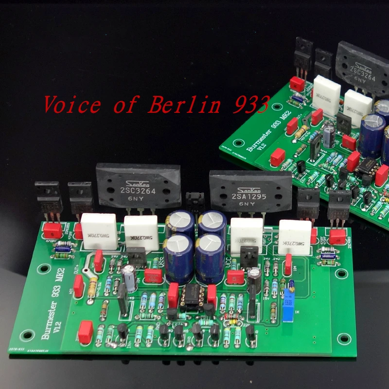 2PCS Imitation Berlin Voice 933 180W Current Feedback Amplifier Kit | Электроника