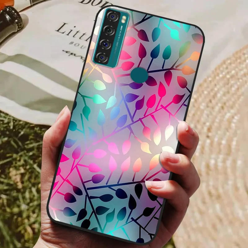 For TCL 20 SE Case Soft Silicone Phone Back Cover For TCL 20 SE TCL20SE TCL20 20SE Cases Coque for TCL 20SE  Fundas bumper Shell designer phone pouch Cases & Covers